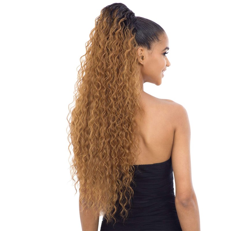 Free Tress Equal Drawstring Ponytail Crush Girl 30" (2)