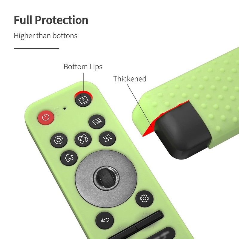 AKSHFETH Silicone Remote Control Case for LG MR25GA, Compatible with