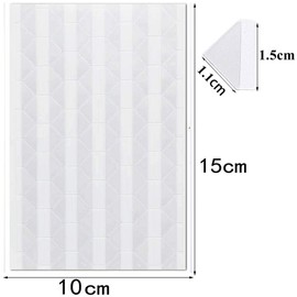 Yesallwas Photo Corners Stickers, 1530 Pieces, Clear Self-Adhesive for DIY Craft, Scrapbook, Journal, Album