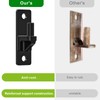 Insaga Heavy Duty Gate Hinges,2Pack High Strength Steel with E-Coating