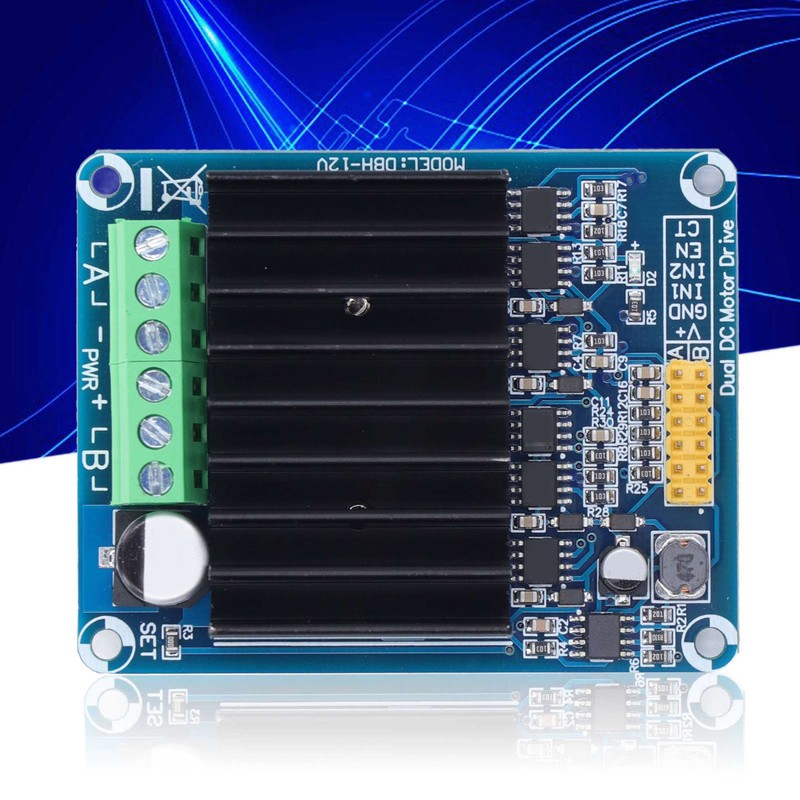 DC5‑15V 30A Motor Driver Module Dual Channel H Bridge DC
