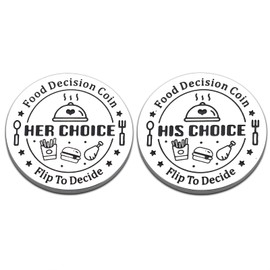 Anniversary for Her Him Wedding Gifts for Newlyweds Couple Gifts Food Decider Double-Sided Date Night Idea Gifts for Boyfriend Girlfriend Wife Husband Birthday Valentines Christmas Gifts for Women Men