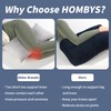 HOMBYS Shredded Memory Foam Knee Pillow for Side Sleepers, 6.5"