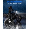 SUPAREE 5.75 Inch LED Motorcycle Headlight E-Approved Motorcycle Front Headlight