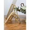 Brass Brass Display Stand Antique Gold Card Storage Small