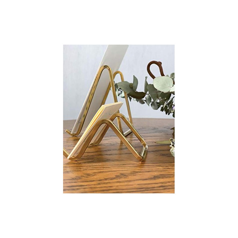 Brass Brass Display Stand Antique Gold Card Storage Small