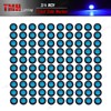 TMH 100 Pcs 3/4 Inch Round 3 LED Side Marker
