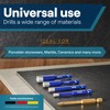 Dry Diamond Drill Bits - 5 Pcs Set 1/4", 5/16",