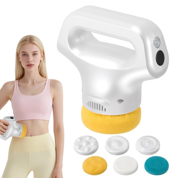 3D Rotating Body Massager,Portable Cordless Rechargeable 12 Speed Adjustment Electric