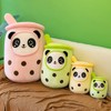 SWECOMZE Panda Bubble Tea Stuffed Toy Plush Toy Plush Cushion