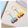 Baluue 2pcs Cute Cartoon Camper Keychains for Rv Decor Lightweight