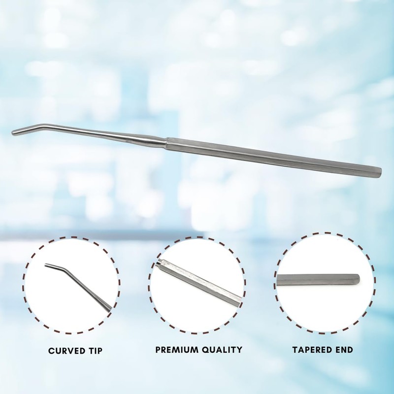 Mall Probe and Seeker Dissecting Instrument Angular Semi-Blunt Tip Made