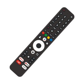 PerFascin Replacement Remote Control fits for VEZZER Tunerless Smart LCD TV 43L23-NEW 50Q1 Support Voice Search