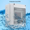 Circuit Breaker Box PC IP65 Waterproof 5 Way Transparent Cover