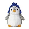 Aurora Pompom 9" Penguin Plush from World (Blue Hat)