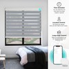 Changshade Smart Motorized Blinds with Remote Control, Zebra Window Shades