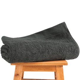 Hausfelder® Sauna Towel XXL - Premium 500 g/m² Sauna Towel Large - 80 x 200 cm for Men and Women Sauna Towel, 100% Cotton, Oeko-Tex Certified (80 x 200 cm, Anthracite Grey)