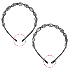 (Wire Headband H-Type) Wire Hairband Accessory Wire Spring Wavy Headband / (철사 머리띠 H타입) 철 헤어밴드 악세사리 와이어 스프링 물결 머리띠