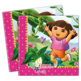 Procos 20 Serviettes en Papier Dora 33 x 33 cm