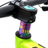 JMFahrrad Bicycle Headset Spacers 1-1/8 inch Rainbow Anodized