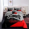ROWADALO 6 Pieces Gaming Bedding Set for Boys Teen Gamer