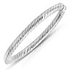 MAX + STONE 925 Sterling Silver Bangle Bracelet | 7