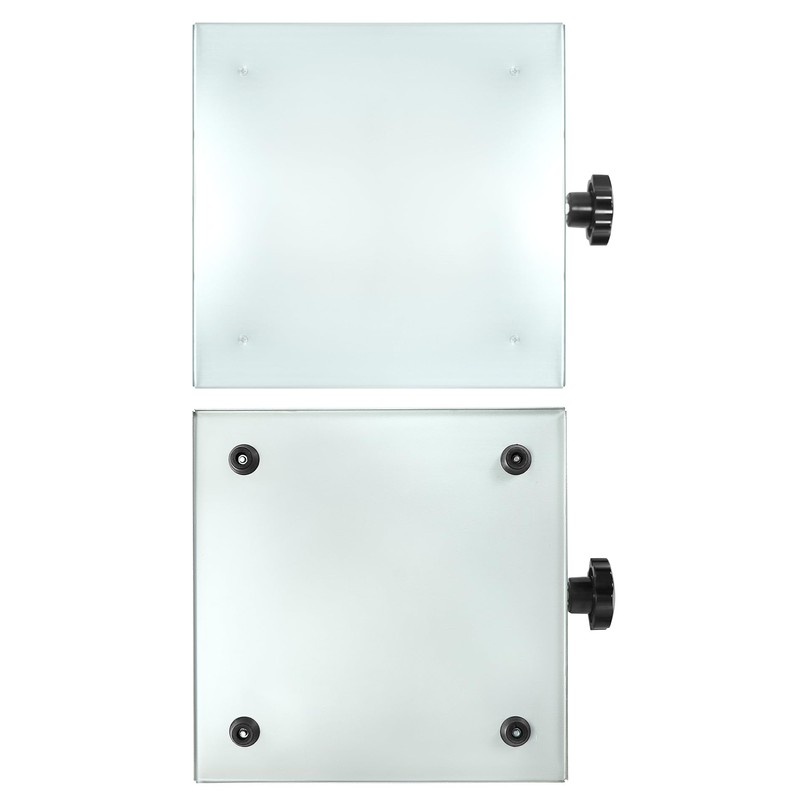 QWORK Lift Tables, 12"x12" Lab Scissors Jack, 304 Stainless Steel