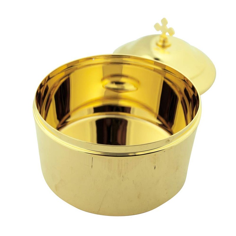 Single Ciboria with Lid | Large Communion Host Container |