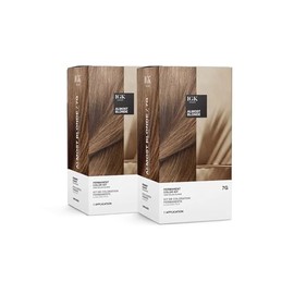 IGK Permanent Color Kit ALMOST BLONDE - Dark Golden Blonde 7G | Easy Application + Strengthen + Shine | Vegan + Cruelty Free + Ammonia Free | 4.75 Oz (2 Pack)