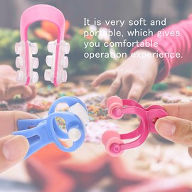Risegun Nose Lift Up Shaping Clip Shaper Kit, 3Pcs/Set Nose Massager Roll Slimmer for Bridge Straightening Correction Nose Higher Set, Face Soft Padded Beauty Tool