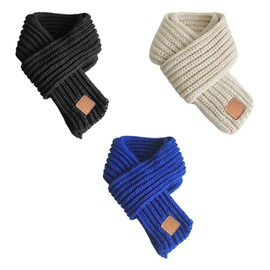 CYNOSURETECH 3 Children'S Scarves, Winter Knitted Scarf, Soft Knitted Scarf, Simple And Versatile Scarf, Autumn And Winter Outdoor Travel Supplies