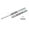 Ball Bearing Drawer Runners Groove Slides, H-17mm L-406mm (1 Pair)