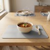 DRMHM 6 Pack Faux Leather Placemats for Kitchen Dining Table