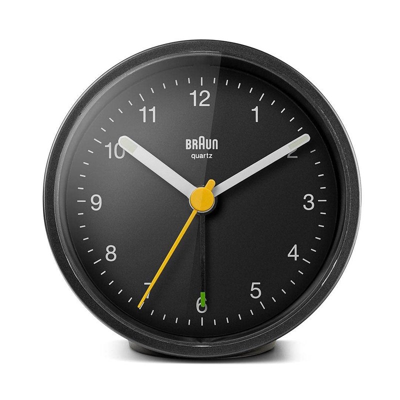 Braun Classic Analogue Alarm Clock with Snooze and Light, Quiet