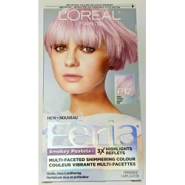 L'Oréal L'Oreal Paris Feria Pastels Hair Color P12 Lavender Dusk Smokey Lavender New OH