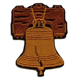 Philadelphia Liberty Bell Patch Travel Landmark Embroidered Iron On