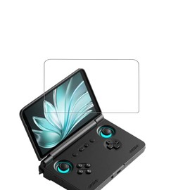 [1 Park]Screen Protector for Pocket Flip 2 5.5 Inch Handheld Game Consoles Tempered Glass Film,BOVUGAC Screen Protector for Retroid Pocket Flip2 Handheld Gaming Anti-Scratch & Sensitive & 9H Hardness