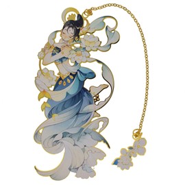 BLBMH Cute Bookmarks Birthday Christmas Gifts for Women Girls Pretty Chinese Anime Book Mark Stocking Stuffers - Dancing Fairies -DF2