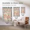 Lantern Press 36x54 Inch Giclee Print, Cabin Rules, Rustic Typography