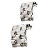 Miyabi Grace Women's Elegant Silver Check Resin Plastic Post Earrings