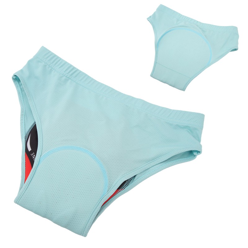 Men Cycling Underwear Silicone Padded Breathable Quick Dry Elastic Biking