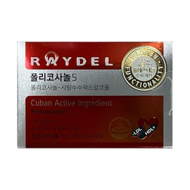 Reydel Policosanol 5 200mg x 30 tablets / 레이델 폴리코사놀5 200mg x 30정