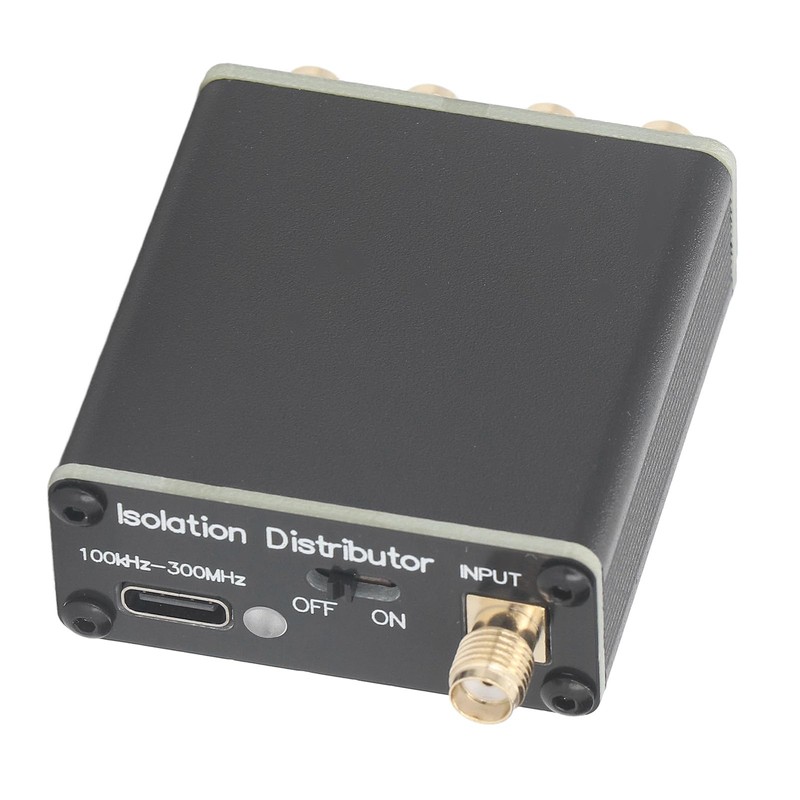 Eujgoov Active RF Splitter Isolation Distributor, Wide Frequency Range, Isolator