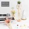 Melphoe 3 Pack Air Plant Holder Wooden Jointed Mannequin Tabletop