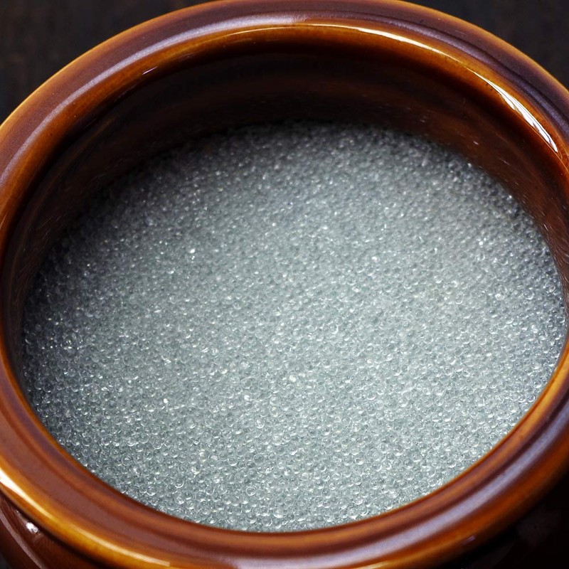 Japanese Incense Burner Ash, Beads, 10.6 oz (300 g), Crystal