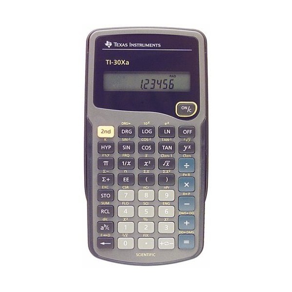 Texas Instruments Ti-30Xa Scientific Calculator, 10-Digit Lcd, Case of 2