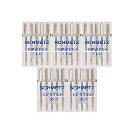 25 Schmetz Topstitch Sewing Machine Needles 130 N Size 90/14