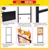 Blulu 2 Pack Poster Stands for Display 24x32in Heavy Duty