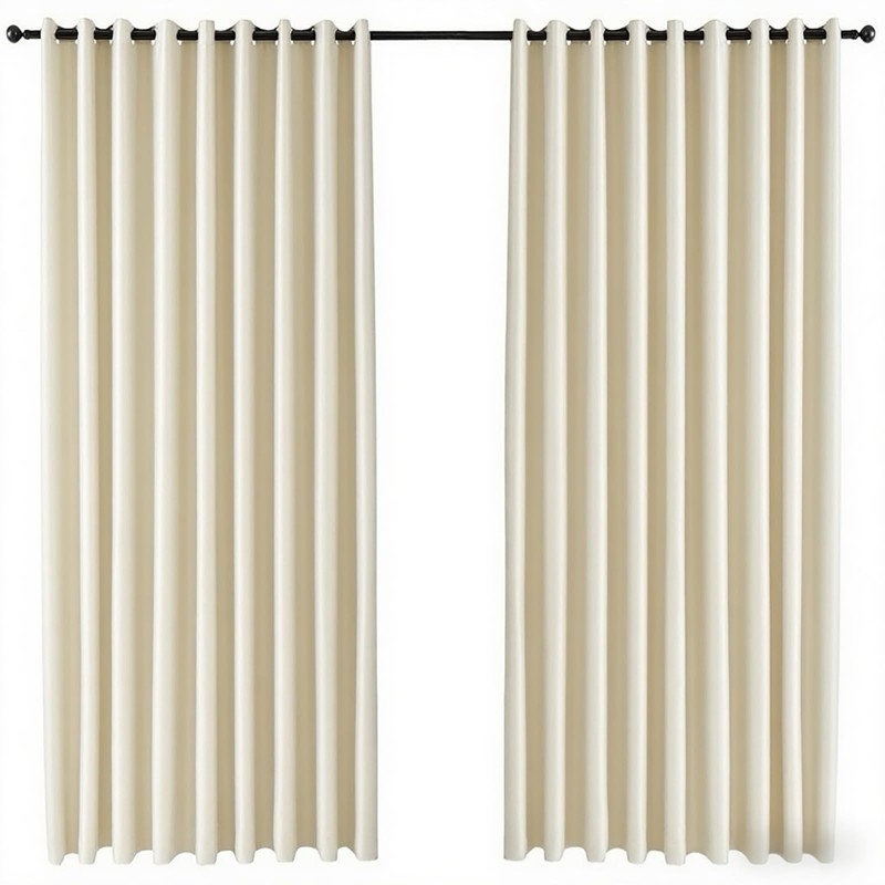 Tiadkh Home Decor Blackout Extra Long Curtains，192" Long Grommet High