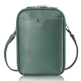 K I T A T U Smartphone Pouch, Women's, Shoulder Bag, Smartphone Pochette, Mobile Pouch, Wallet Shoulder, Genuine Leather, Adjustable Length, Detachable Key Ring, Crossbody Hanging, Vertical, Stylish,